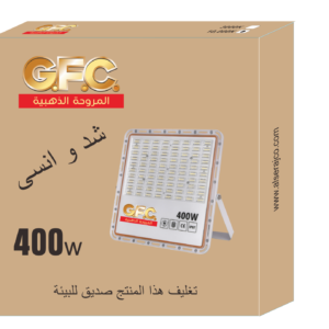 جي اف سي بروجكتر 400 واط كرستال ابيض