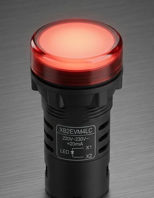 شنايدر مصباح اشارة احمر XA2EVM4LC